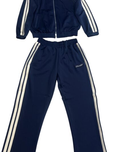 REGAL STRIDE TAPING ZIP THROUGH TRACKSUIT & WIDE LEG PANT