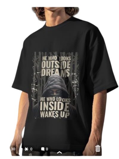 HE WHO LOOKS OUTSIDE DREAMS T-SHIRT