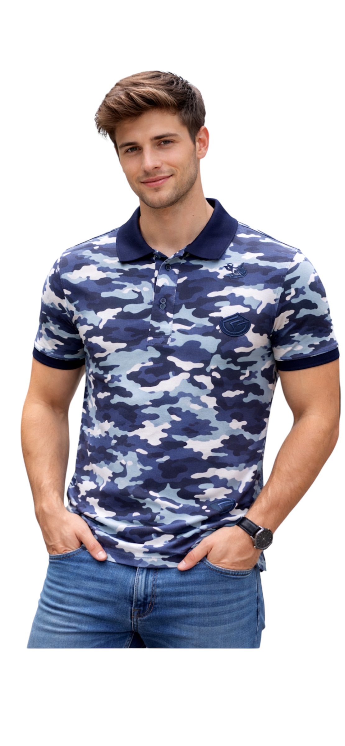 THE ECLIPSE CAMO POLO SHIRT - Image 5