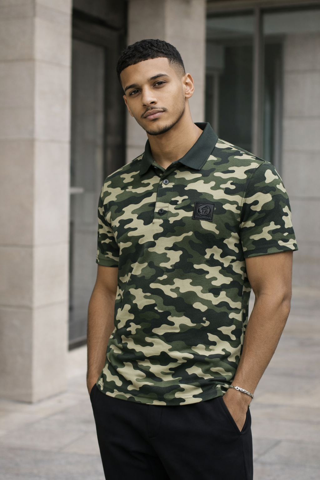 THE ECLIPSE CAMO POLO SHIRT - Insidelife Clothing