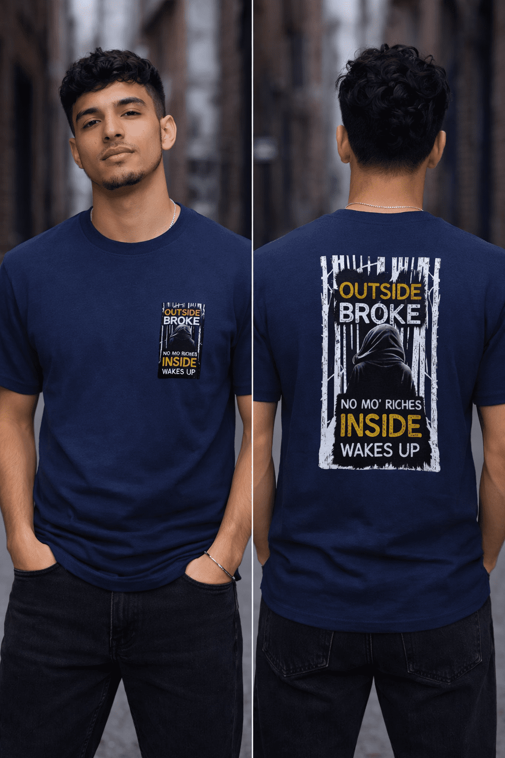 HE WHO LOOKS OUTSIDE STATEMENT T-SHIRT - Image 6