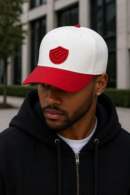 THE EMBOSSED CREST TWO-TONE HAT