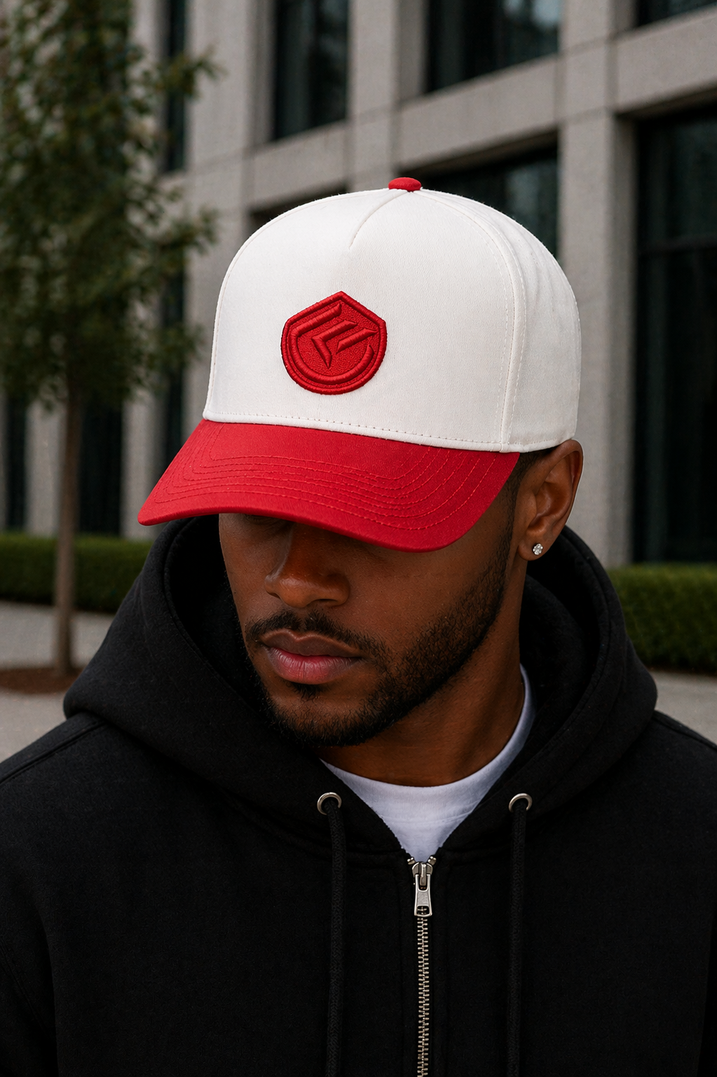 THE EMBOSSED CREST TWO-TONE HAT - Insidelife Clothing