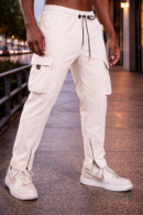 ZIPPER CROWN CARGO PANTS